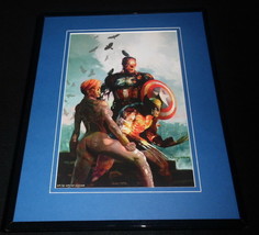 Marvel Zombies Captain America Wolverine Framed 11x14 Poster Display - £27.68 GBP