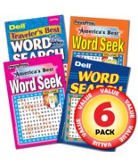 Penny Dell Favorite Word Seek 6-Pack - $17.95