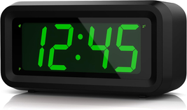 Alarm Clock, Small Digital Clock, 1.2Inch Green LED Clock, Adjustable Br... - $21.62