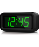 Alarm Clock, Small Digital Clock, 1.2Inch Green LED Clock, Adjustable Br... - $21.62