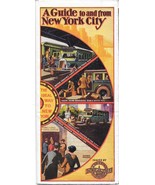 A GUIDE TO AND FROM NEW YORK CITY Baltimore &amp; Ohio Railroad Brochure/Map... - £8.62 GBP
