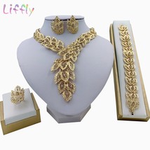 New African Jewelry Fine Jewelry Necklace Earrings Bracelet Women&#39;s Jewelry Sets - £20.25 GBP
