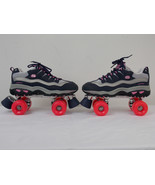 SKECHERS SPORT ROLLER SKATES Grey/Blue/Pink Quad Spd 4 Wheelers Womens s... - $1,140.22 MXN