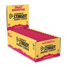 Honey Stinger Organic Energy Chews 12 Pack [Fruit Smoothie] 1.8oz  - £27.02 GBP