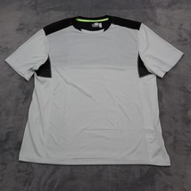 Fourcast Shirt Mens L White Mesh Activewear Short Sleeve Lightweight Tee - $16.71