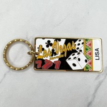 Las Vegas Nevada Lisa Casino Dice 777 Souvenir Keychain Keyring - $6.92