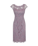 Cap Sleeves Lace Mother of the Bride Dresses Waist with Appliques - £141.36 GBP
