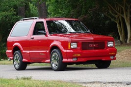 1993 GMC Typhoon red  | 24x36 inch POSTER | vintage classic car - £17.92 GBP