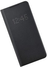 for Samsung Galaxy S21+ Case, LED Wallet Cover - Black (US - £119.01 GBP