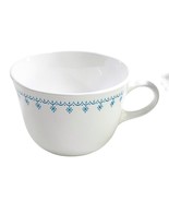 Vtg 1970s Corelle Livingware Snowflake Blue Garland Coffee Tea Cup Close... - £3.87 GBP