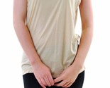 SUNDRY Womens T-Shirt Sleeveless Round Neck Elegant Beige Size US 1 BCF2207 - $30.55