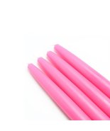 6&quot; Hot Pink Taper Candles (144pcs/Case) Bulk - £74.67 GBP