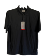 CHAMPION TOUR M   POLO SHIRT MOISTURE WICKING TEXTURED FABRIC BLack Msrp... - £12.49 GBP