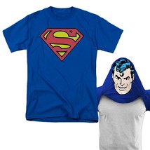 Superman Reversible Mask Men&#39;s T-Shirt - £6.31 GBP