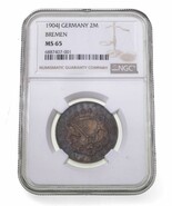 1904 German States Bremen 2 Mark Graded by NGC as MS-65 - $401.43 CAD