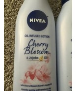 2 NIVEA Cherry Blossom Body Lotion with Cherry Blossom and Jojoba Oil, 1... - $11.74