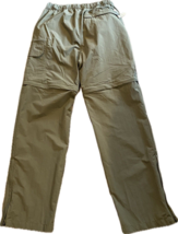 Gander Mountain Packable Convertible pants olive green size 30/32 eleastic waist - £15.92 GBP