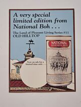 Vintage 1987 Heileman Brewing Co. National Bohemian Beer, Easel Advertis... - $117.81