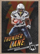 2023 Panini Mosaic Thunder Lane #TL-DS Darren Sproles San Diego Chargers - £1.56 GBP