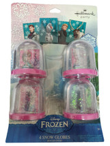 Frozen 4 Ct Snowglobe Party Favors Elsa Anna - £4.56 GBP