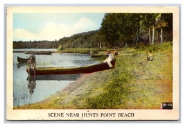 Generic Scenic Greetings Hunts Point Beach Nova Scotia NS UNP WB Postcard S5 - £4.62 GBP