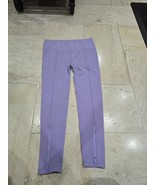 Fabletics High-Waisted Seamless Rib Leggings Ribbed Purple Women XL Leg ... - $29.87 CAD