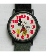 Disney Lorus Mickey Mouse Watch! Points To Time! yellow Gloves! New! Ret... - £123.53 GBP