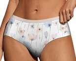 Watercolor Flowers Panties for Women Lace Briefs Soft Ladies Hipster Und... - $13.99