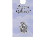 Halcraft Charm Gallery Charm - New - Dog Paw - $6.99