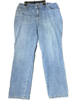 Lee Blue Jeans Womens Size 16W Relaxed Fit Straight Leg Mid Rise - $14.96