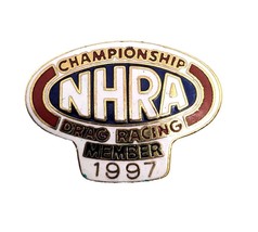 NHRA Championship Drag Racing Member 1997 Hat Pin - $8.90