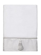 Avanti Manor Hill Bath Towel Bright White Bathroom 27x50&quot; Tassel Braid J... - $42.02