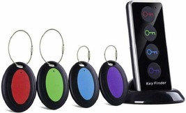 Key Finder with Extra 4 Long Chains, Simjar Wireless Remote Control RF K... - $38.99