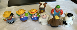Lot Fisher Price Little People Farm Yard Toys Figures Animals John Deere... - $19.75