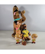 Scooby Doo Lot of 6 Plush and Soccer Dog No Sound Action Figure Bobble - £18.06 GBP