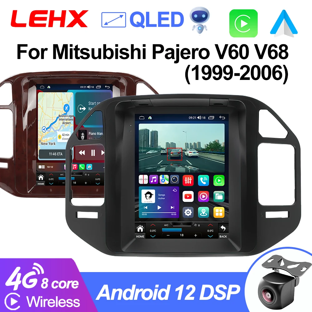 LEHX L6Pro Android 12 Car Radio Multimedia for Mitsubishi Pajero V60 68 V73 - £136.93 GBP+