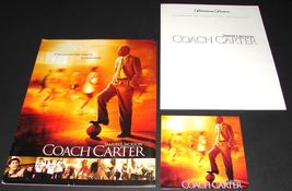 2004 COACH CARTER Movie PRESS KIT Folder CD Production Notes Samuel L. J... - $16.99