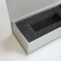 4 x Magnetic USB Presentation Gift Boxes, Silver Grey Colour, Flash Driv... - $25.73