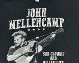 John Mellencamp 2018 Sad Clown &amp; Hillbillies Concert Black Tour 2 Side X... - $49.45