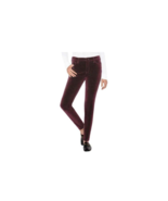 Well Worn Women&#39;s Size 6/28 High-Rise Luxe Velvet Tapered Pants NWT - £13.44 GBP