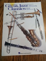 Alto saxophone great jazz classics 29 classic Jazz melodies Hal Leonard - £68.74 GBP