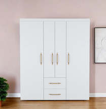 59" White Two Drawer Combo Dresser - $17,954.28 MXN