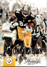 2015 Panini Prestige #77 Antonio Brown Pittsburgh Steelers - $1.77