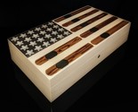 Elie Bleu Stars &amp; Stripes &quot;  Cigar Humidor 110 Count NIB Made in France - $5,400.00