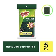  5 Set (Pack of 5) Scotch-Brite Heavy Duty Scour Pads For Daily Clean Wash Jobs - £34.46 GBP
