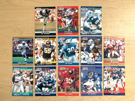 1990 NFL Pro Set Football Most Valuable Cards (Set of 13) w/Rookies &amp; Errors - £11.33 GBP