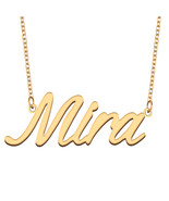 Mira Name Necklace for Best Friend Family Member Birthday Christmas Gift - €13,63 EUR