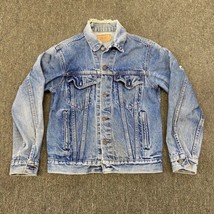 Vtg LEVI&#39;S STRAUSS &amp; CO Women 70506 0216 Denim Trucker Jacket Size 34 - XS - £32.14 GBP