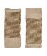 Camel Interwoven Alpaca Gloves - $56.95