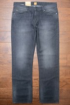 HUGO BOSS Uomo Arancione 25 Zip Regular Carbone 100% Cotone Jeans W33 L34 - $68.59